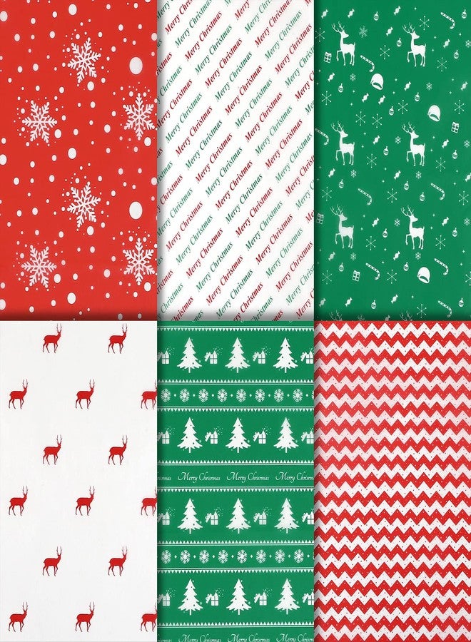 Naler Christmas Tissue Paper Bulk Pack Xmas Holiday Premium Decorative Gift Wrapping Tissue Paper for Christmas Gift Wrapping Birthday Festival Party Decoration, 20 X 20 Inch, 60 Sheets - Image 1
